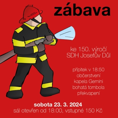 Hasičská zábava 23.3.2024